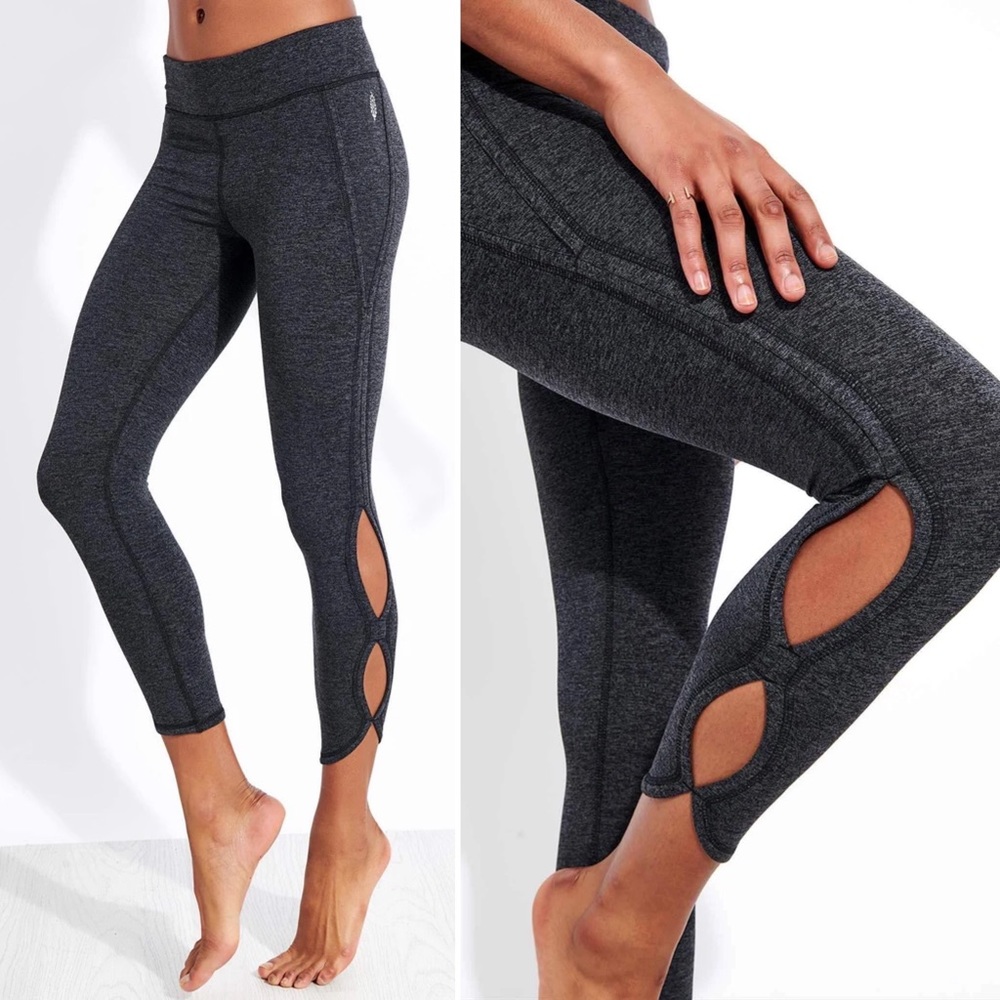 Free People Movement Infinity Leggings in Charcoal Gray